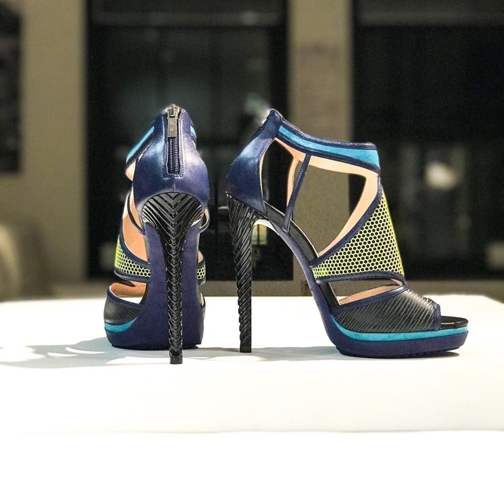 NEW Jimmy Choo Mixed Media Lythe Platform